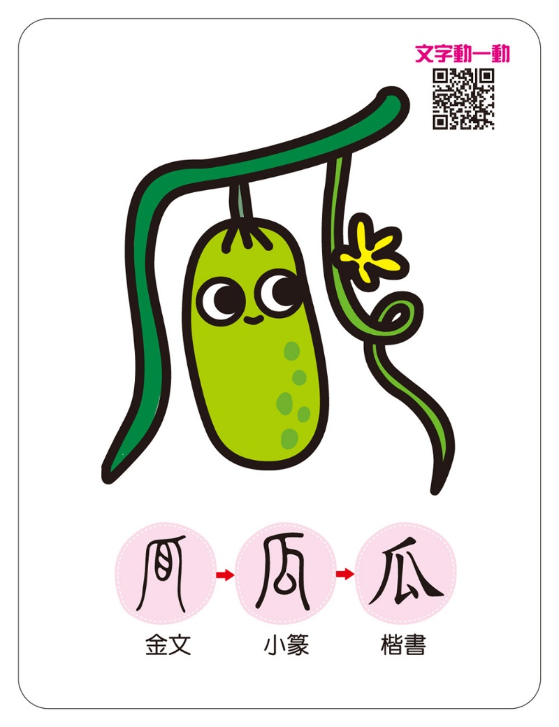 記憶認字圖畫卡：動物植物（40張雙面認字圖卡，掃描QR Code看學習動畫）【鐵盒收納】